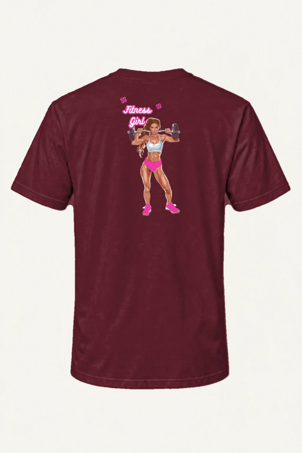 "Fitness Girl" Heavyweight Unisex Crewneck T-shirt | Gildan 5000