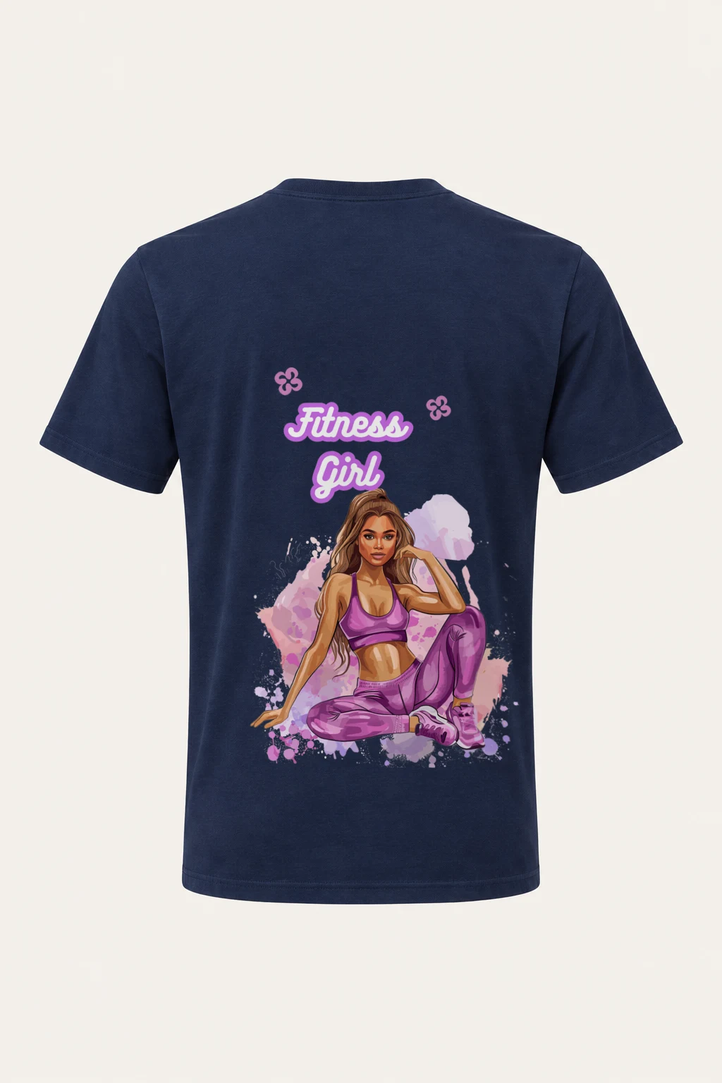 "Fitness Girl" Heavyweight Unisex Crewneck T-shirt | Gildan 5000