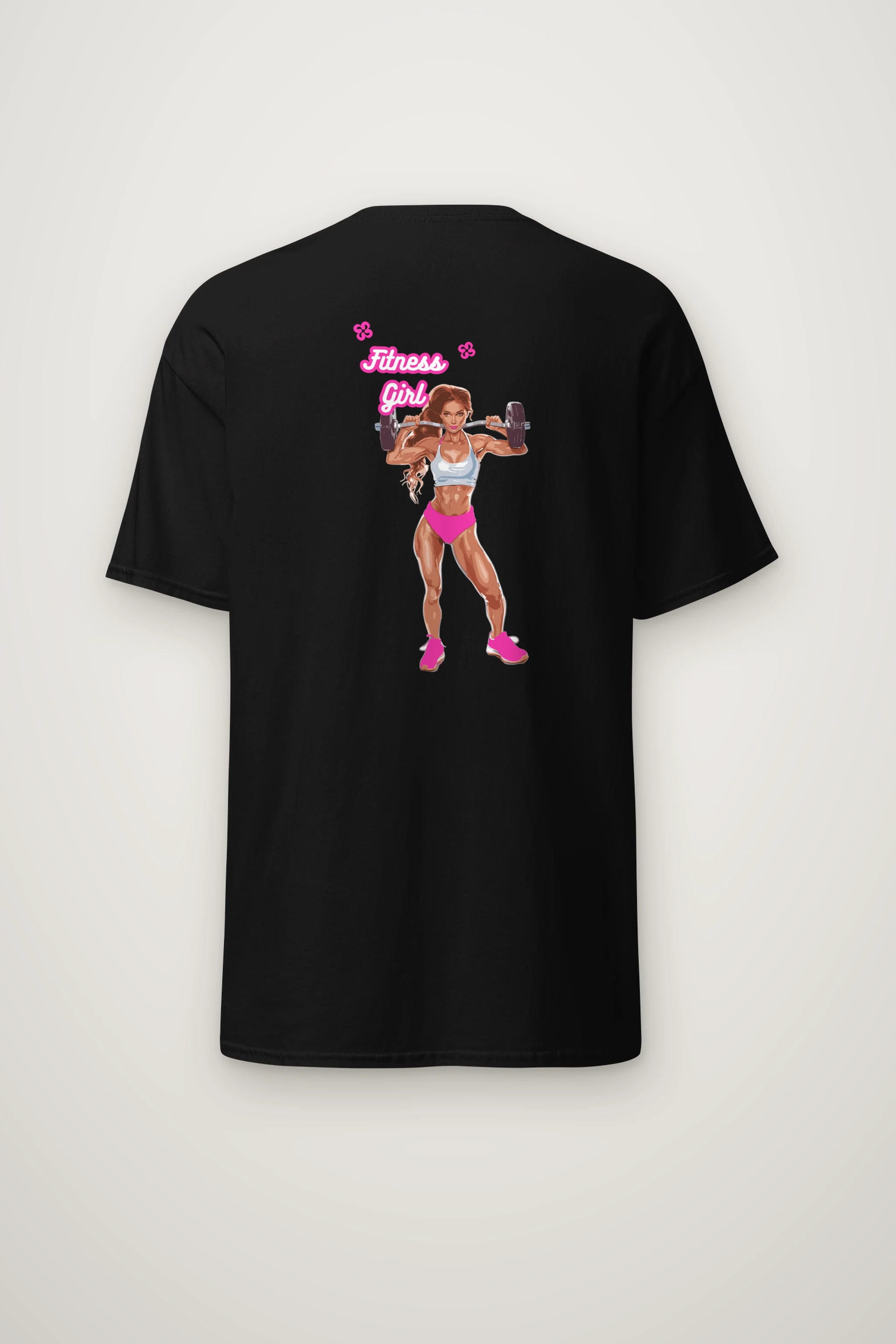 "Fitness Girl" Heavyweight Unisex Crewneck T-shirt