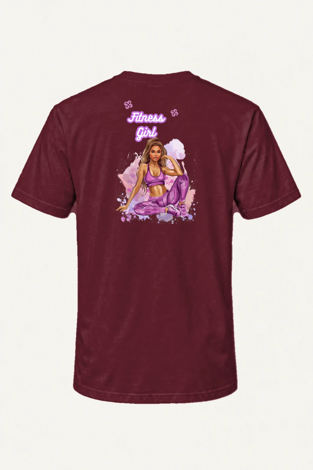 "Fitness Girl" Heavyweight Unisex Crewneck T-shirt | Gildan 5000