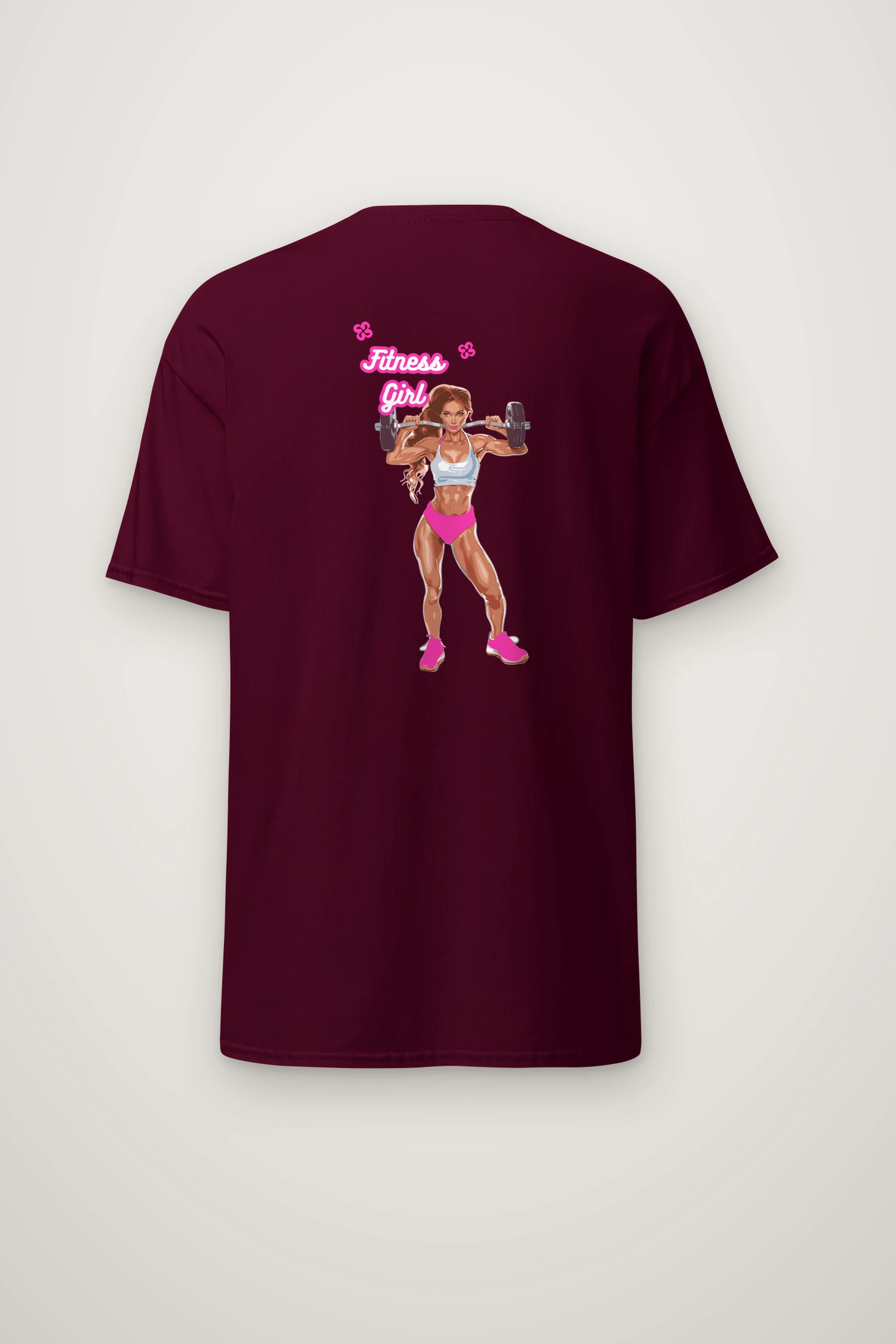 "Fitness Girl" Heavyweight Unisex Crewneck T-shirt
