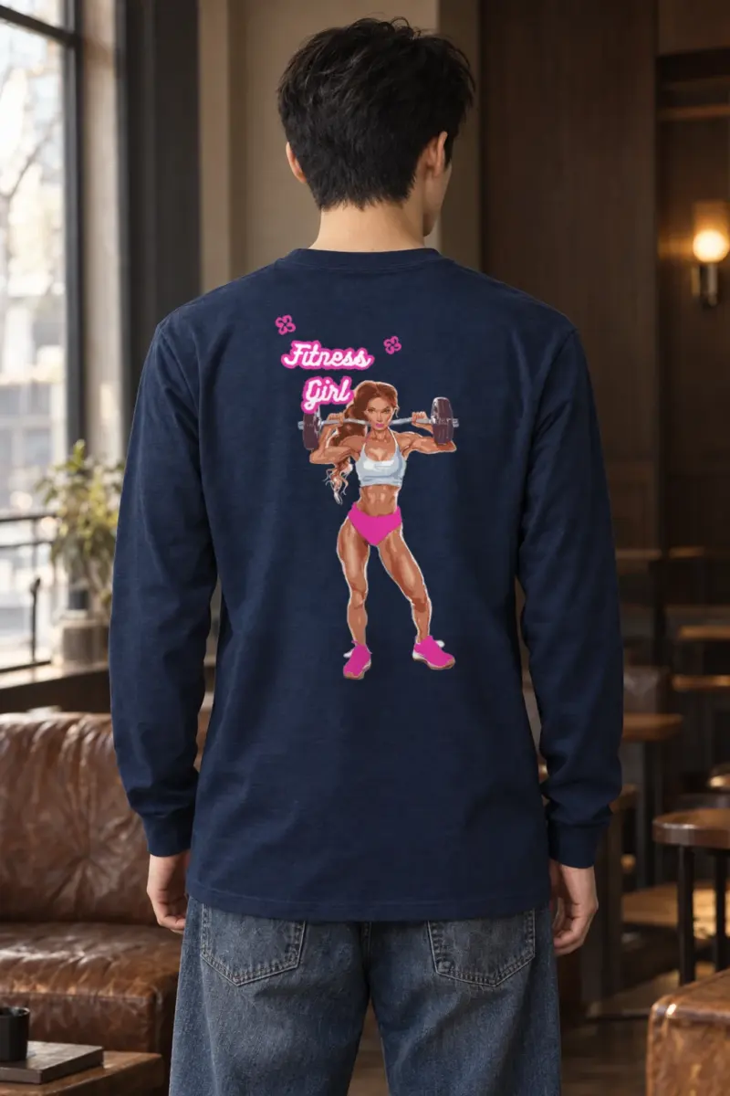 "Fitness Girl" Unisex Longsleeve T-shirt