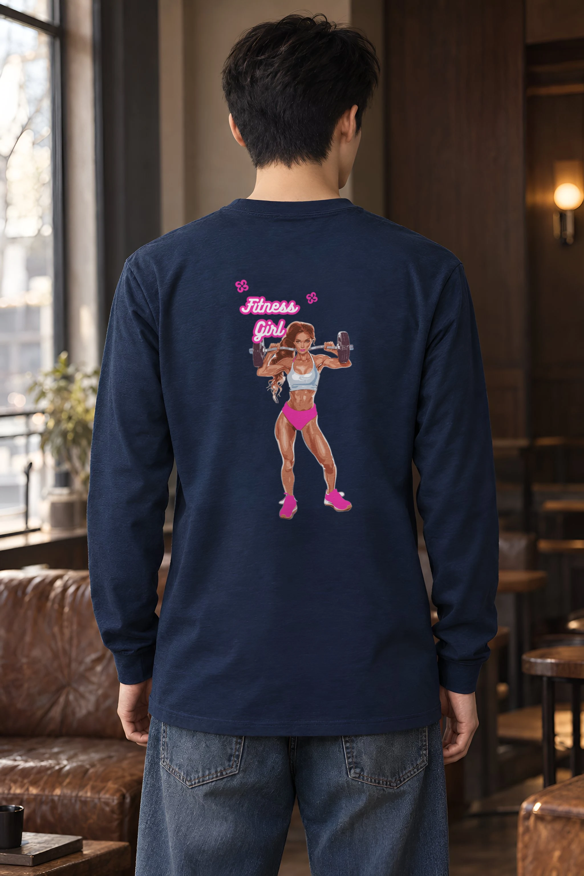 "Fitness Girl" Unisex Longsleeve T-shirt