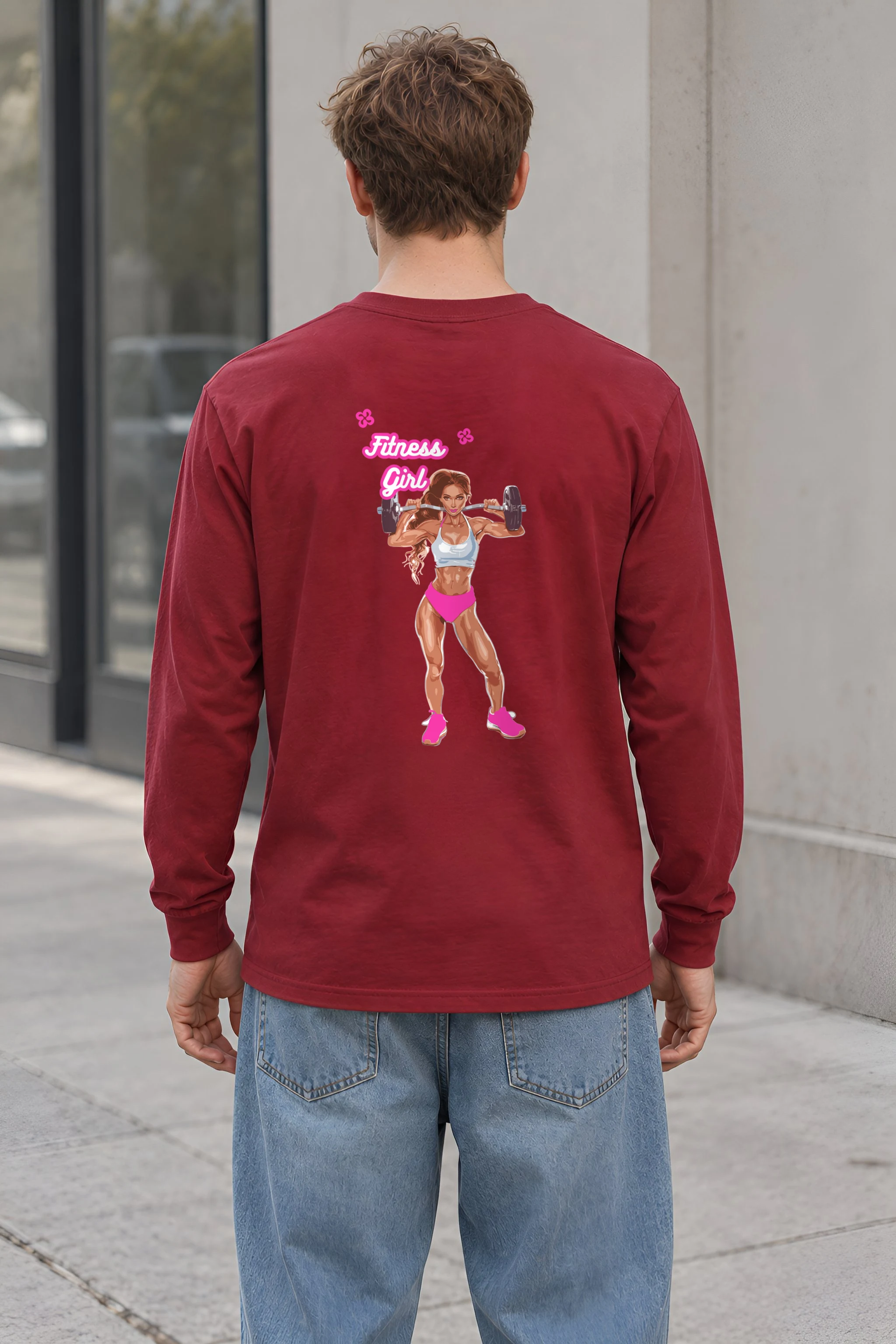 "Fitness Girl" Unisex Longsleeve T-shirt