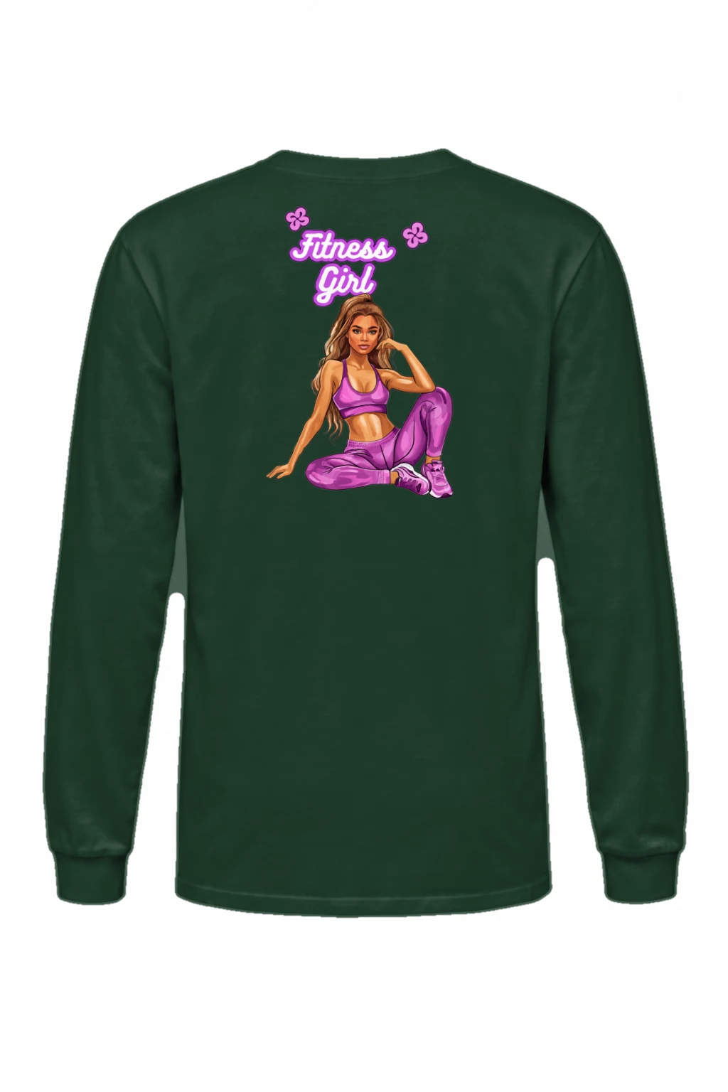 "Fitness Girl" Unisex Longsleeve T-shirt | Gildan 2400