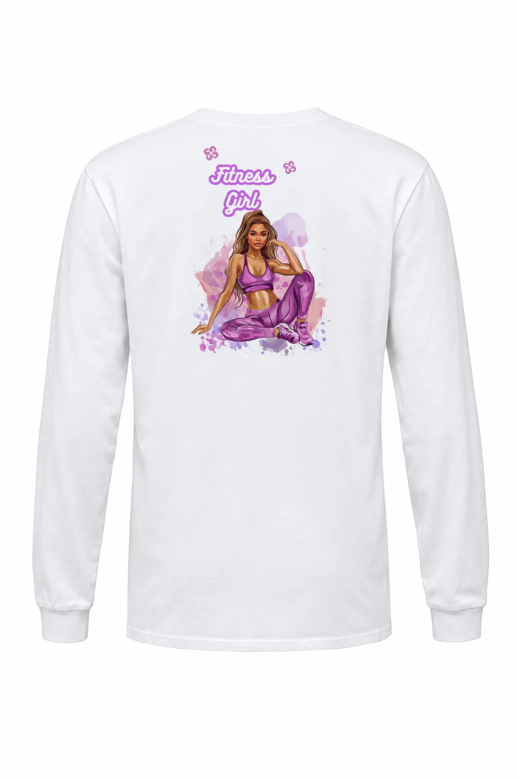 "Fitness Girl" Unisex Longsleeve T-shirt | Gildan 2400