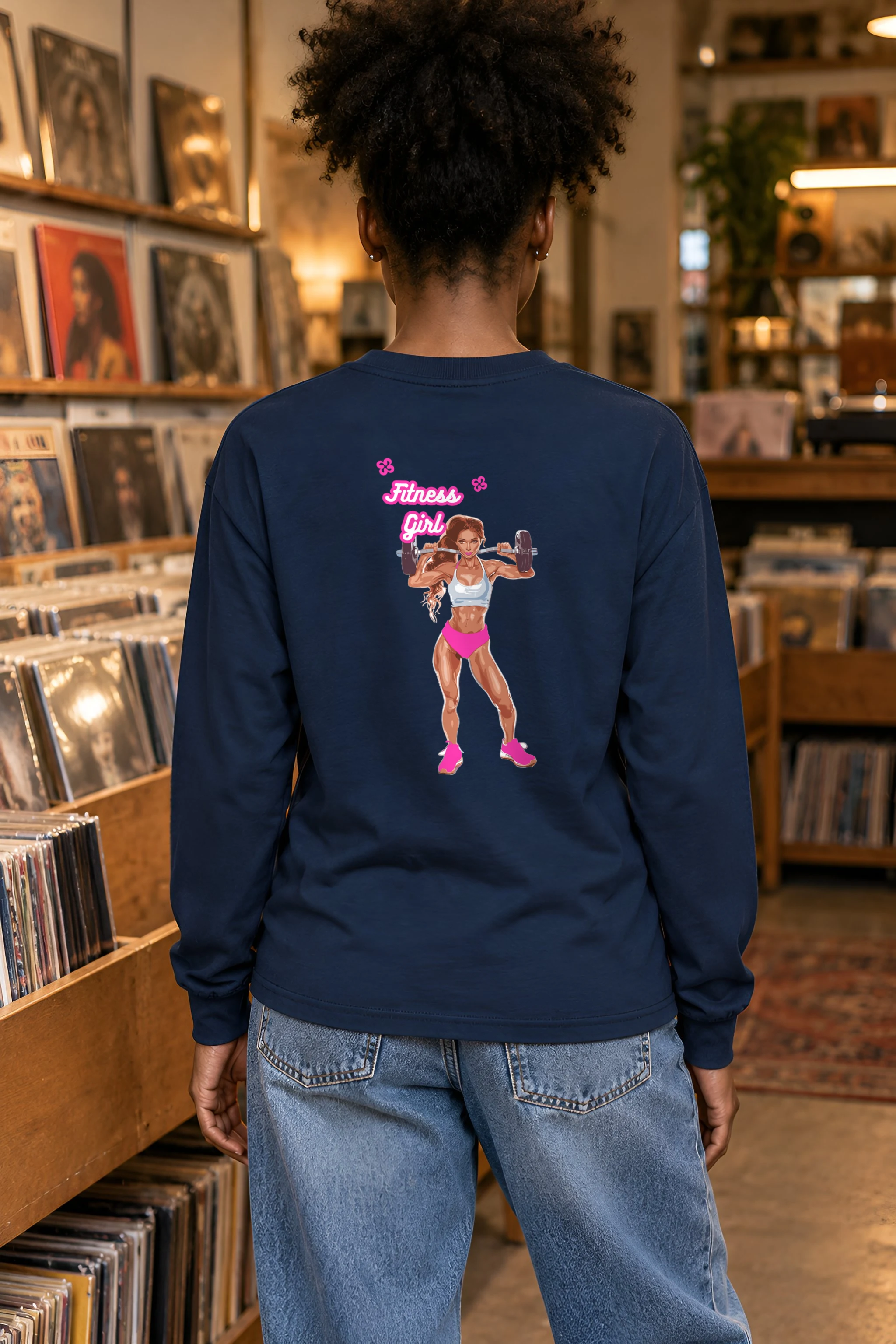 "Fitness Girl" Unisex Longsleeve T-shirt