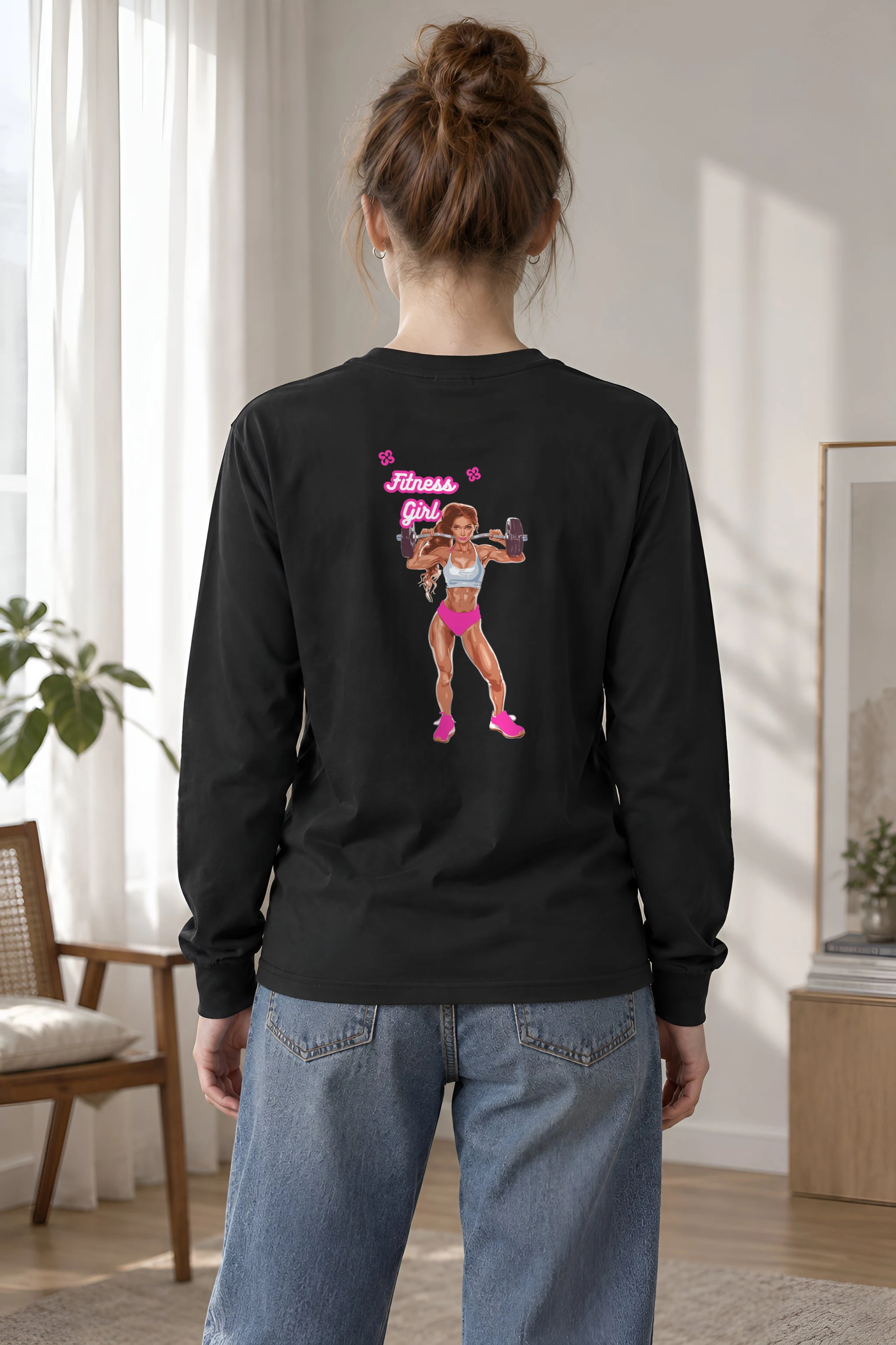 "Fitness Girl" Unisex Longsleeve T-shirt