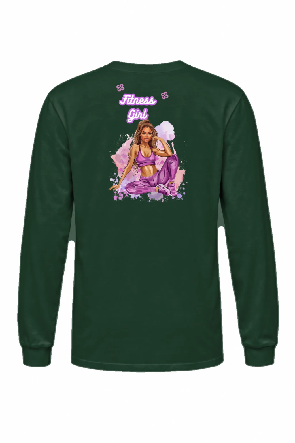 "Fitness Girl" Unisex Longsleeve T-shirt | Gildan 2400