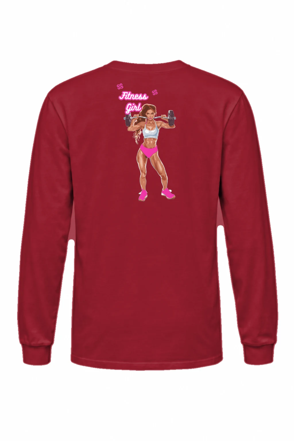 "Fitness Girl" Unisex Longsleeve T-shirt | Gildan 2400
