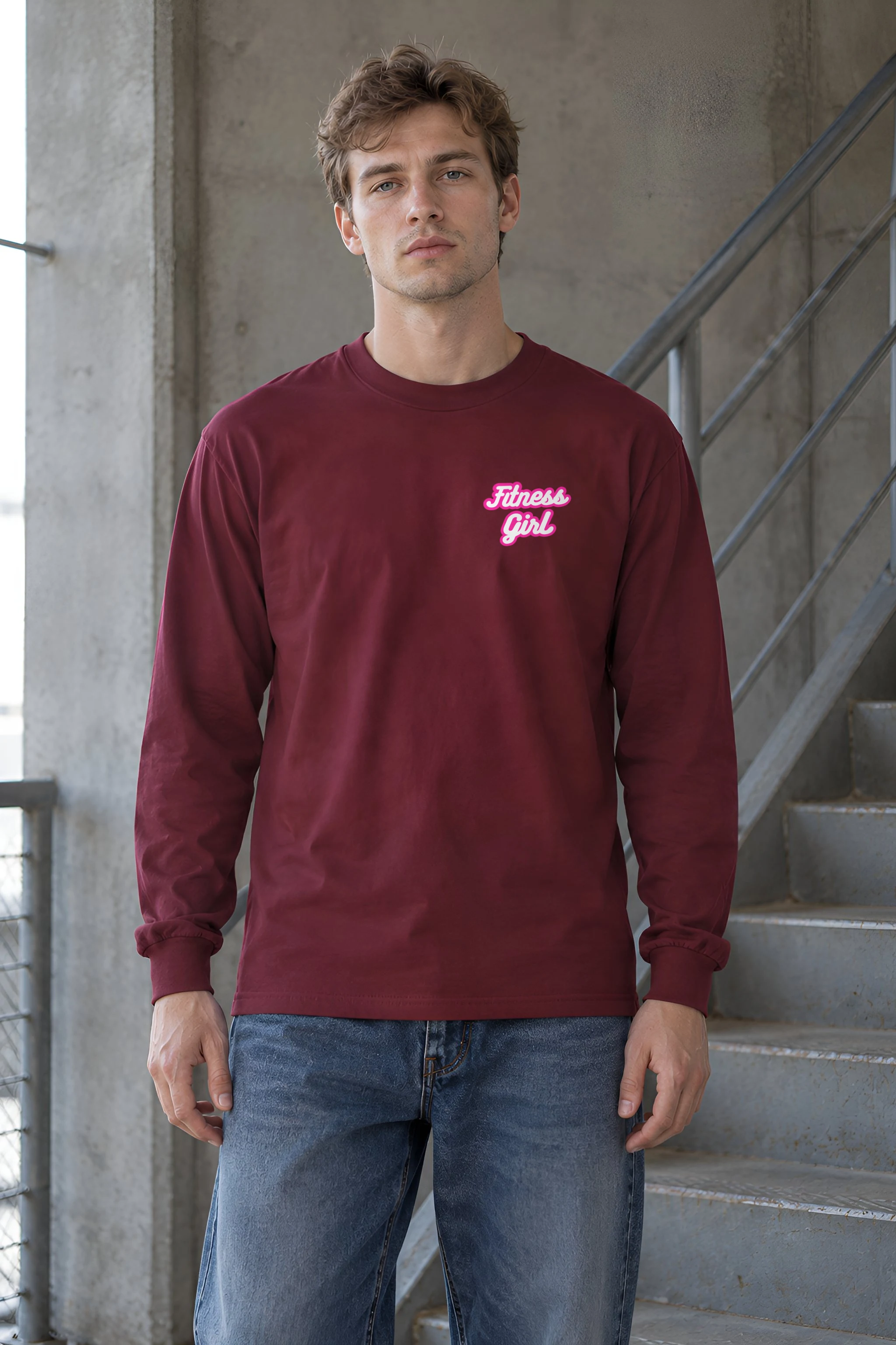 "Fitness Girl" Unisex Longsleeve T-shirt