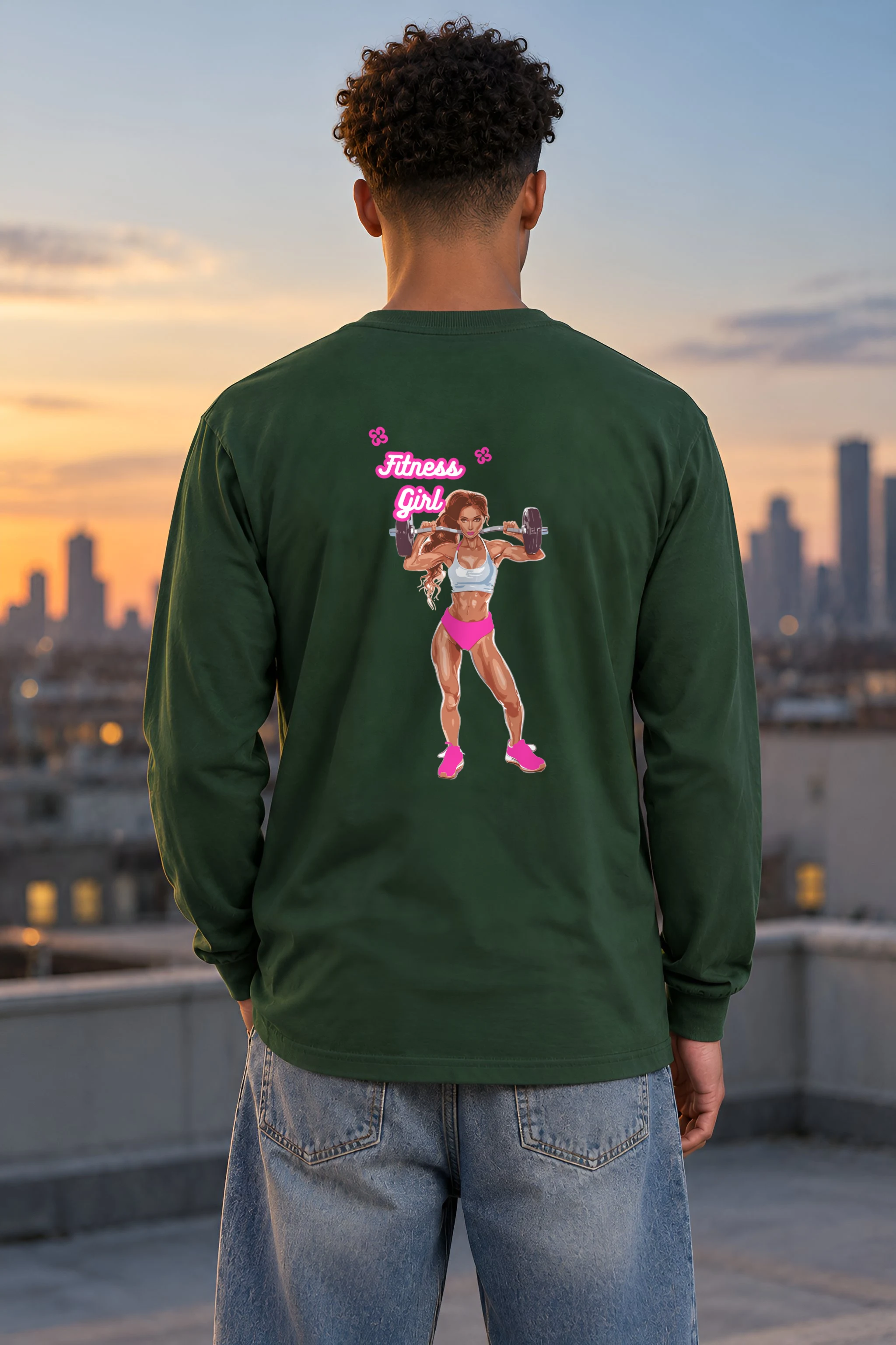 "Fitness Girl" Unisex Longsleeve T-shirt