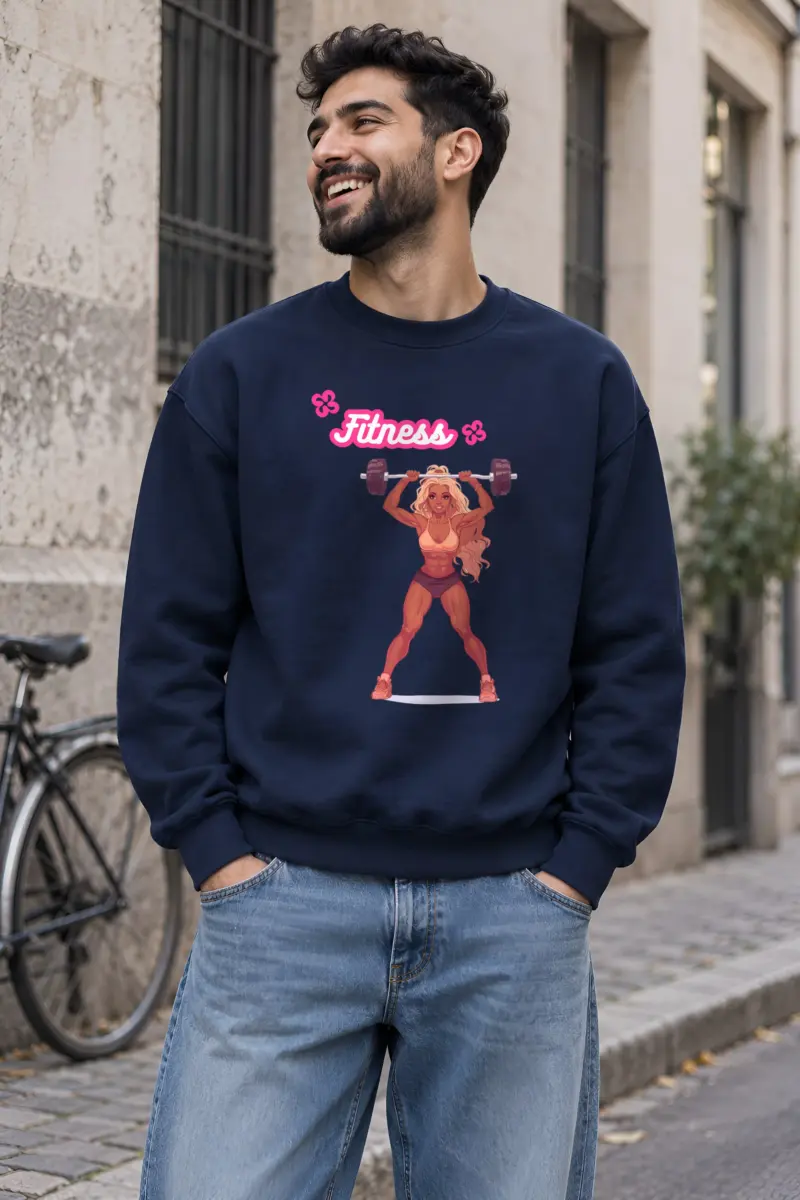 "Fitness Power" Heavy Blend Unisex Crewneck Sweatshirt