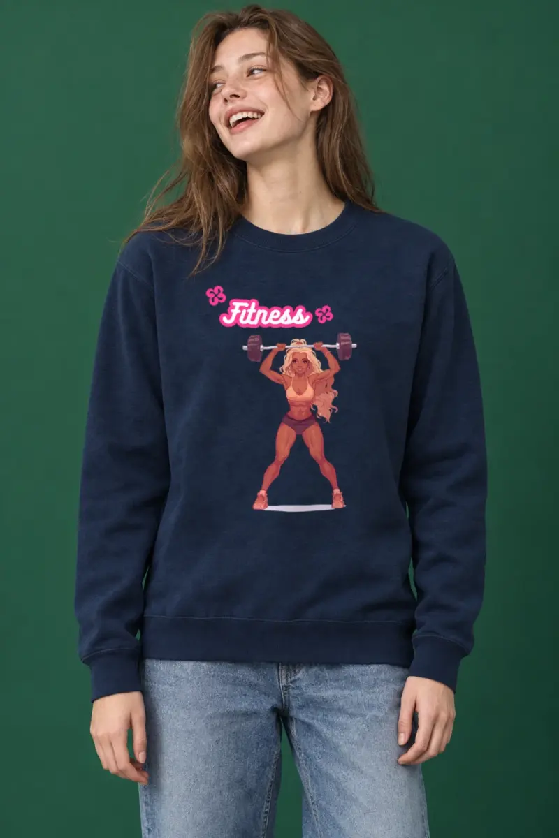 "Fitness Power" Heavy Blend Unisex Crewneck Sweatshirt
