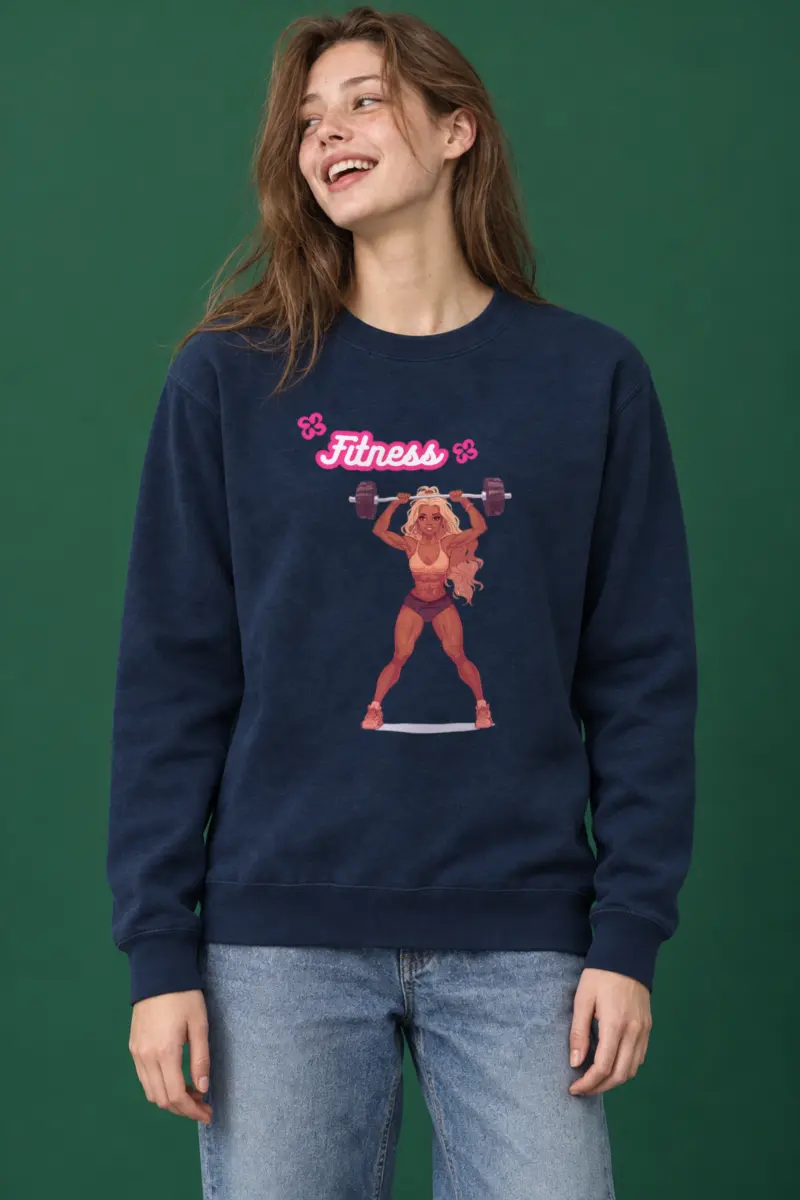 "Fitness Power" Heavy Blend Unisex Crewneck Sweatshirt