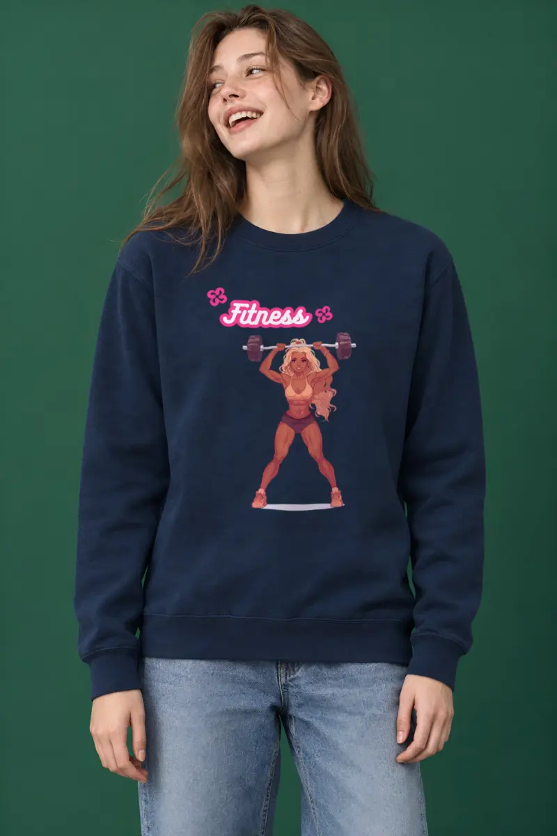 "Fitness Power" Heavy Blend Unisex Crewneck Sweatshirt