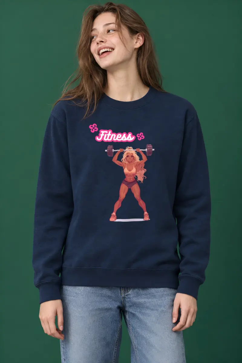 "Fitness Power" Heavy Blend Unisex Crewneck Sweatshirt