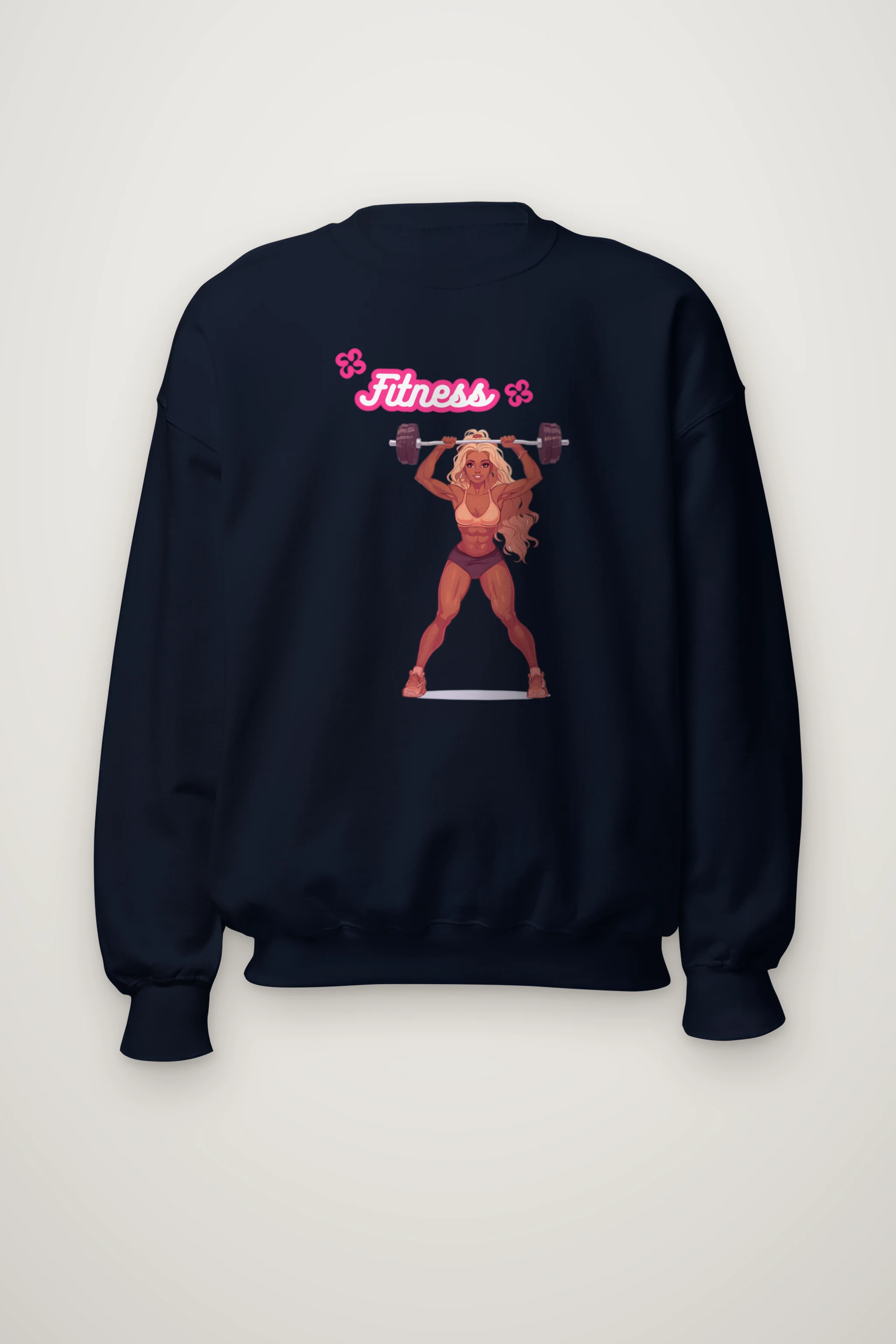 "Fitness Power" Heavy Blend Unisex Crewneck Sweatshirt