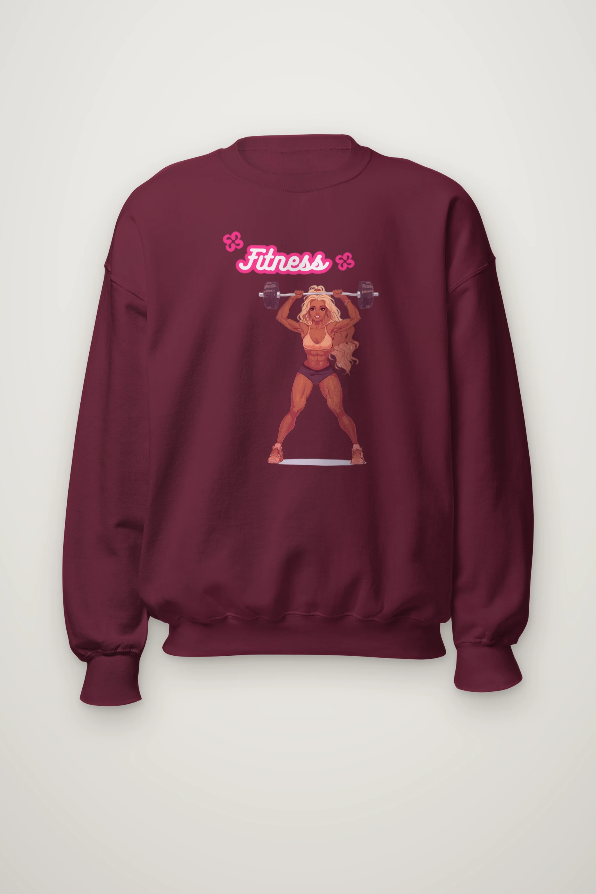 "Fitness Power" Heavy Blend Unisex Crewneck Sweatshirt