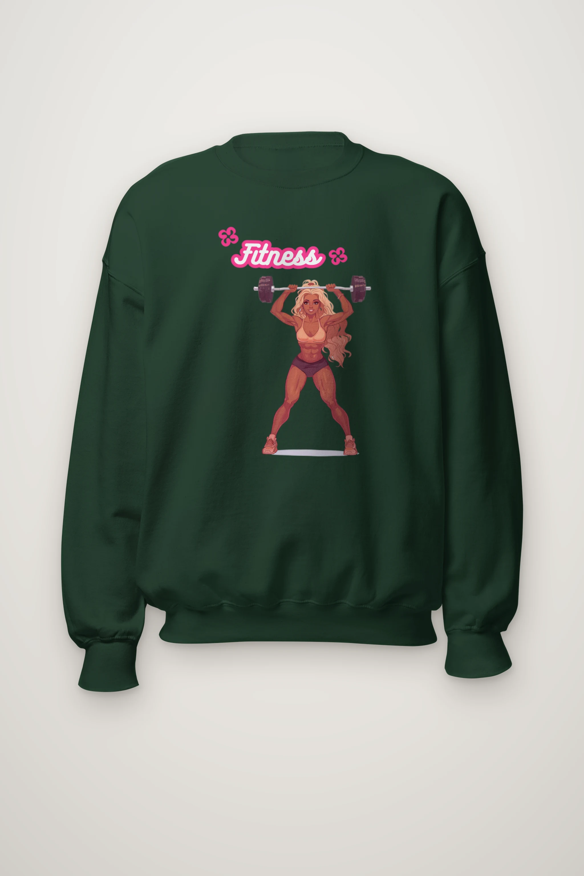 "Fitness Power" Heavy Blend Unisex Crewneck Sweatshirt