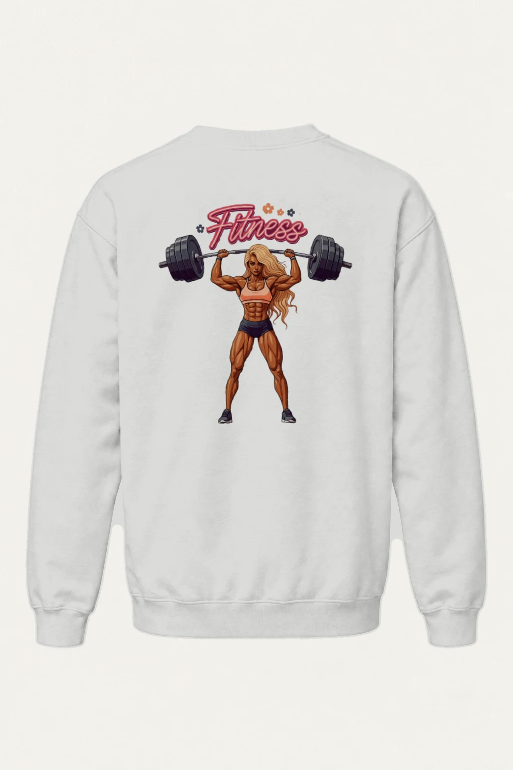 "Fitness Strong" Heavy Blend Unisex Crewneck Sweatshirt | Gildan 18000