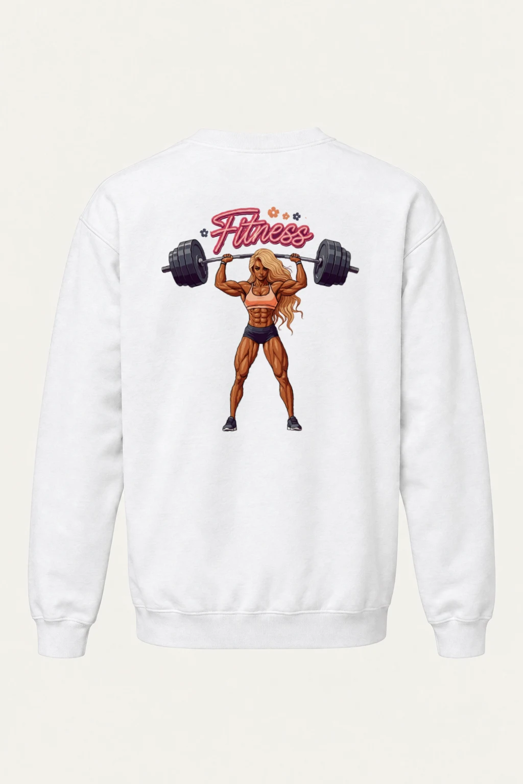 "Fitness Strong" Heavy Blend Unisex Crewneck Sweatshirt | Gildan 18000