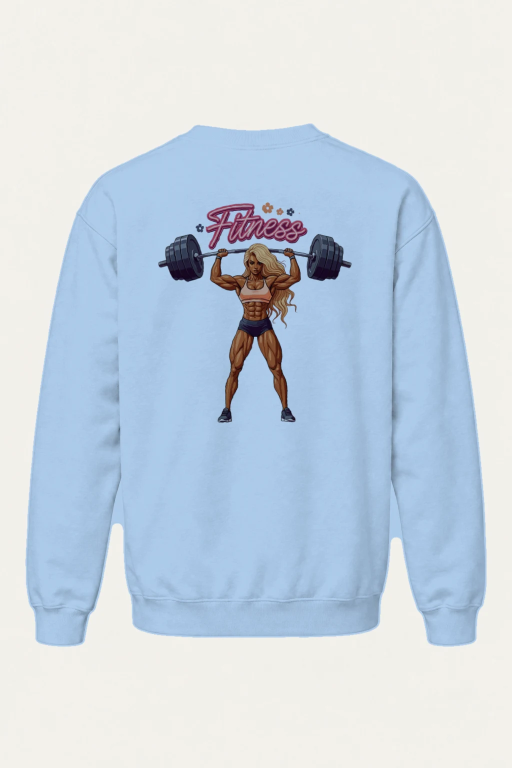 "Fitness Strong" Heavy Blend Unisex Crewneck Sweatshirt | Gildan 18000