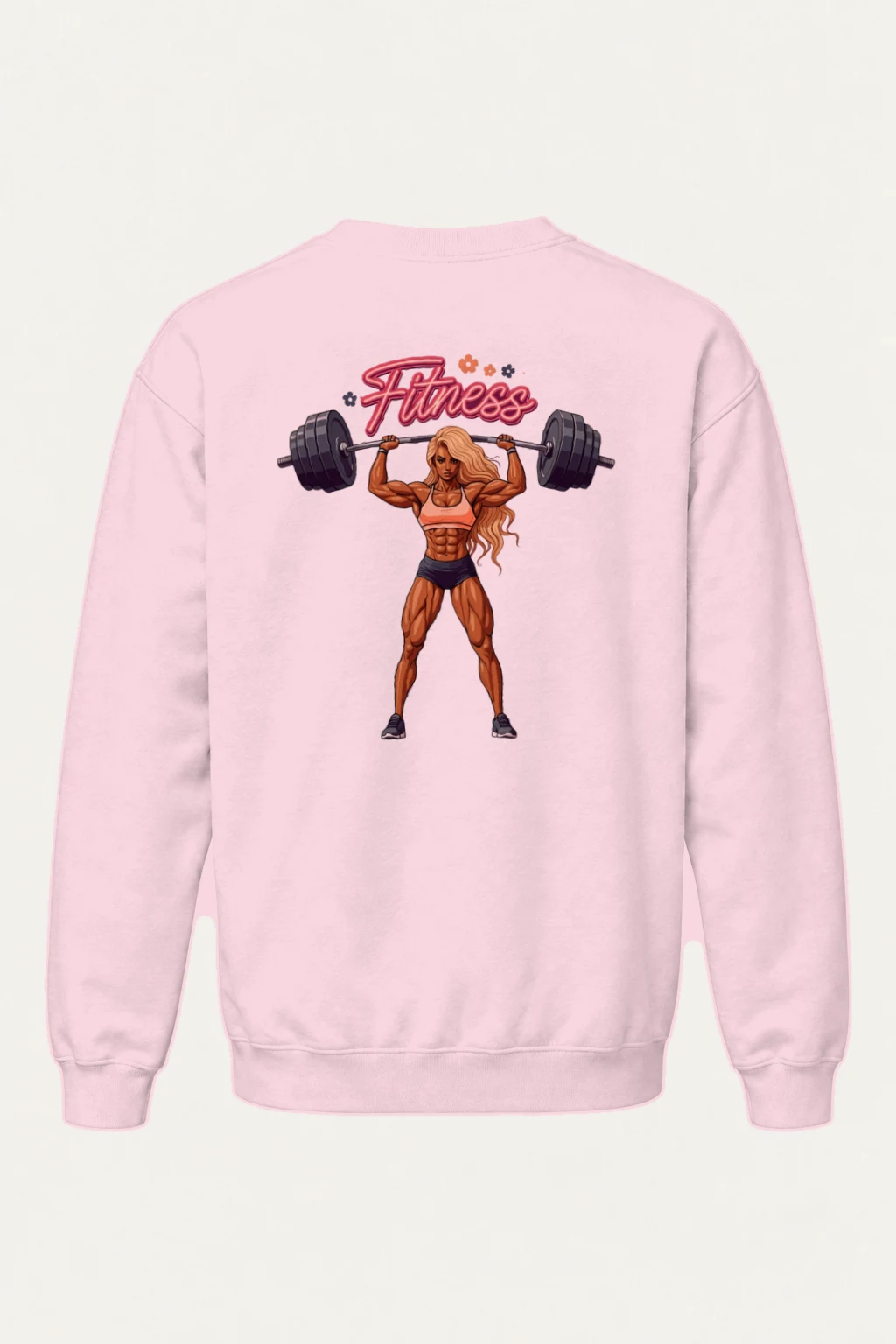 "Fitness Strong" Heavy Blend Unisex Crewneck Sweatshirt | Gildan 18000