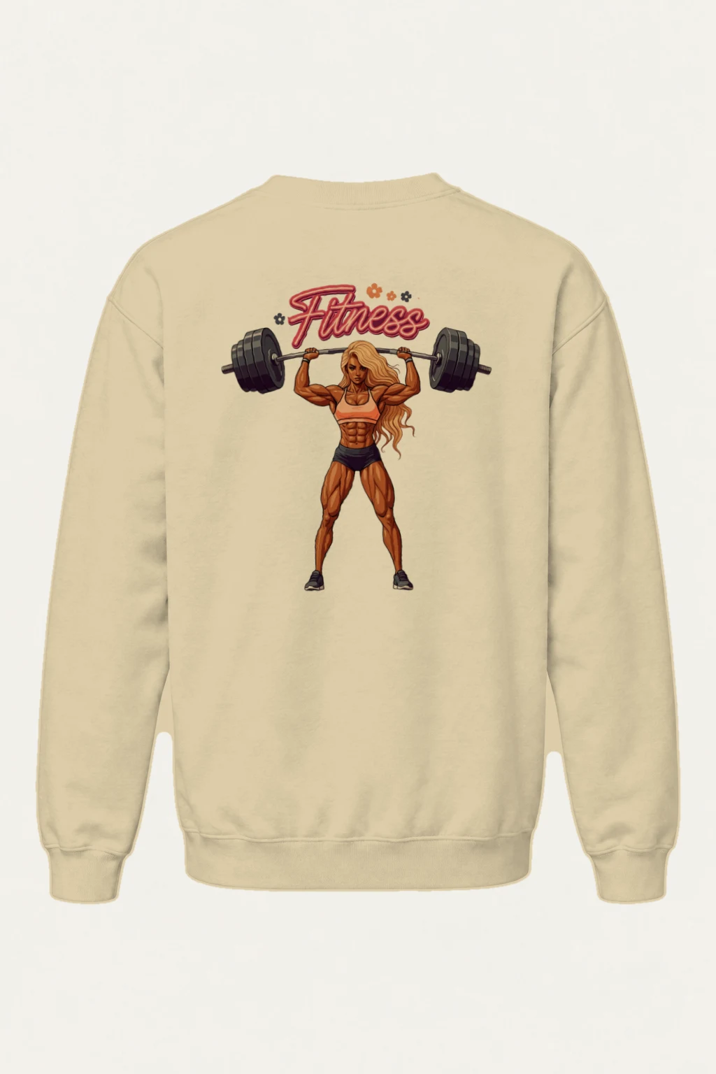 "Fitness Strong" Heavy Blend Unisex Crewneck Sweatshirt | Gildan 18000