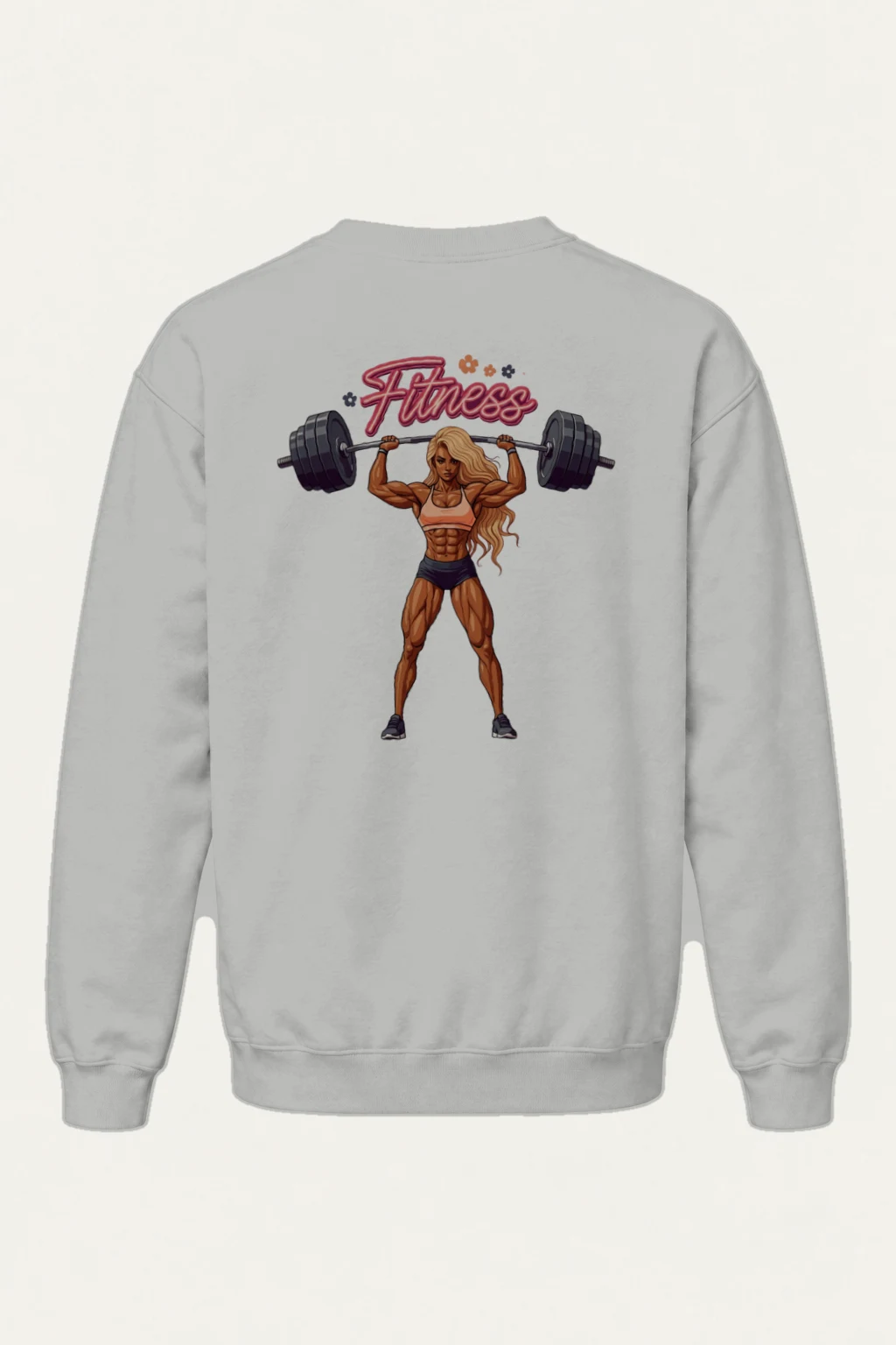 "Fitness Strong" Heavy Blend Unisex Crewneck Sweatshirt | Gildan 18000
