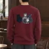 "Five Cat Gathering" Heavy Blend Unisex Crewneck Sweatshirt