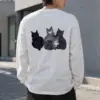 "Five Cat Gathering" Unisex Longsleeve T-shirt | Gildan 2400