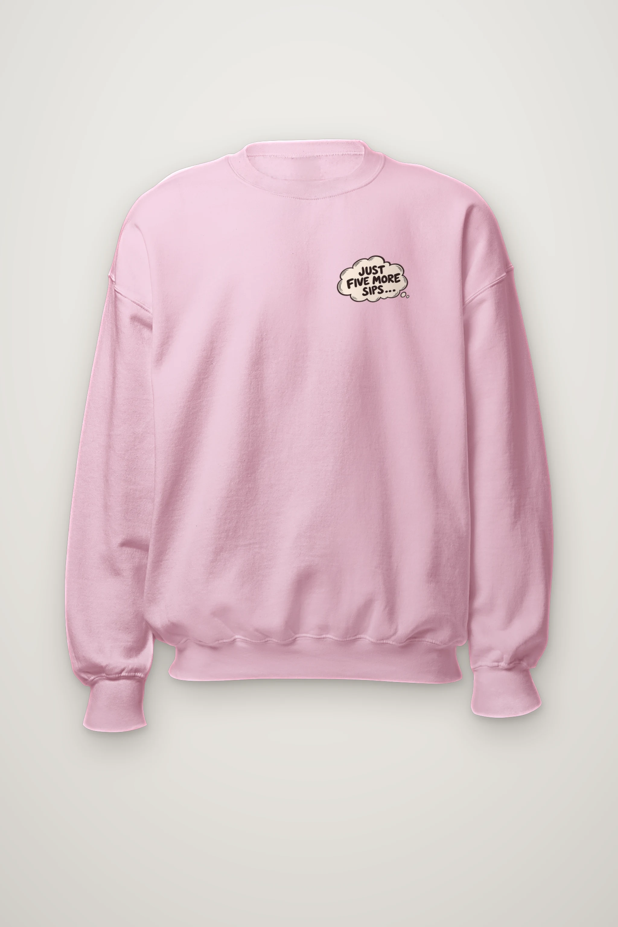 "Five More Sips" Heavy Blend Unisex Crewneck Sweatshirt