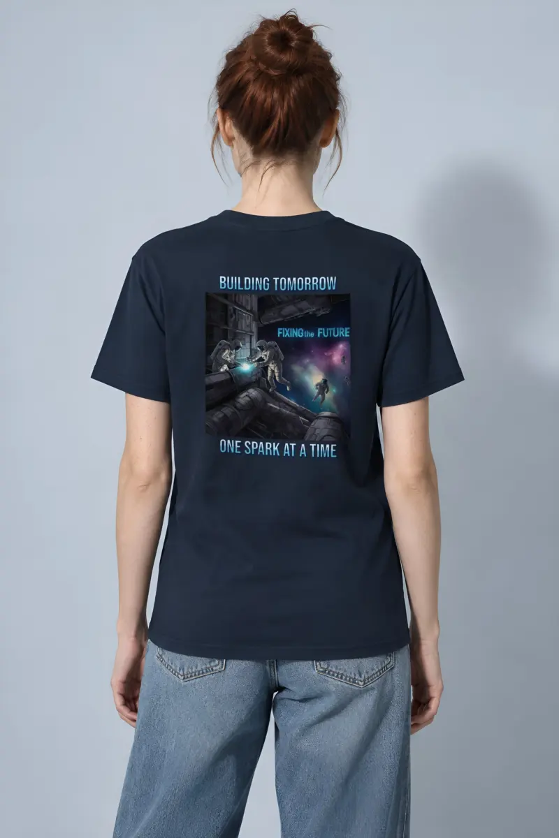 "Fixing The Future" Heavyweight Unisex Crewneck T-shirt