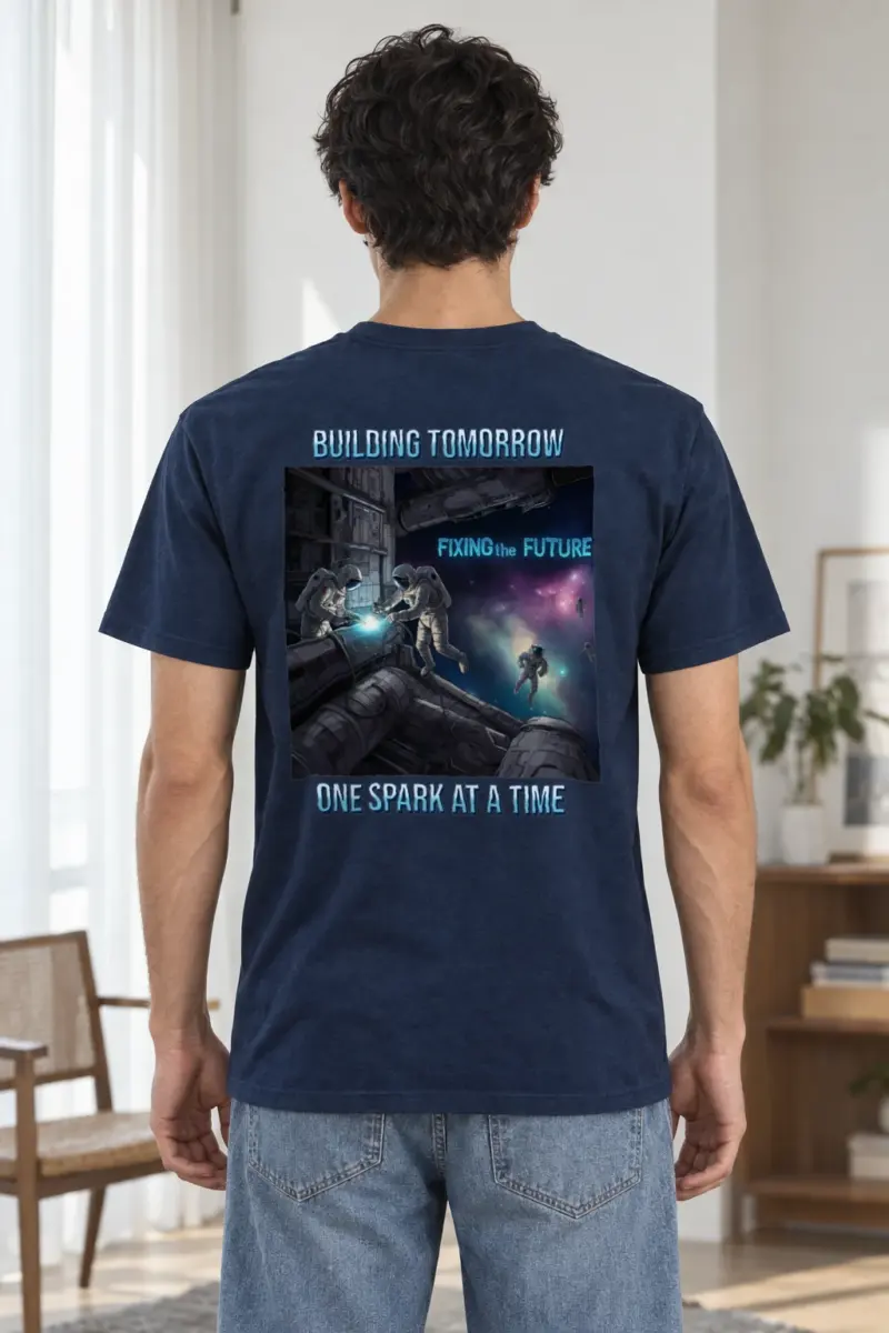 "Fixing The Future" Heavyweight Unisex Crewneck T-shirt | Gildan 5000