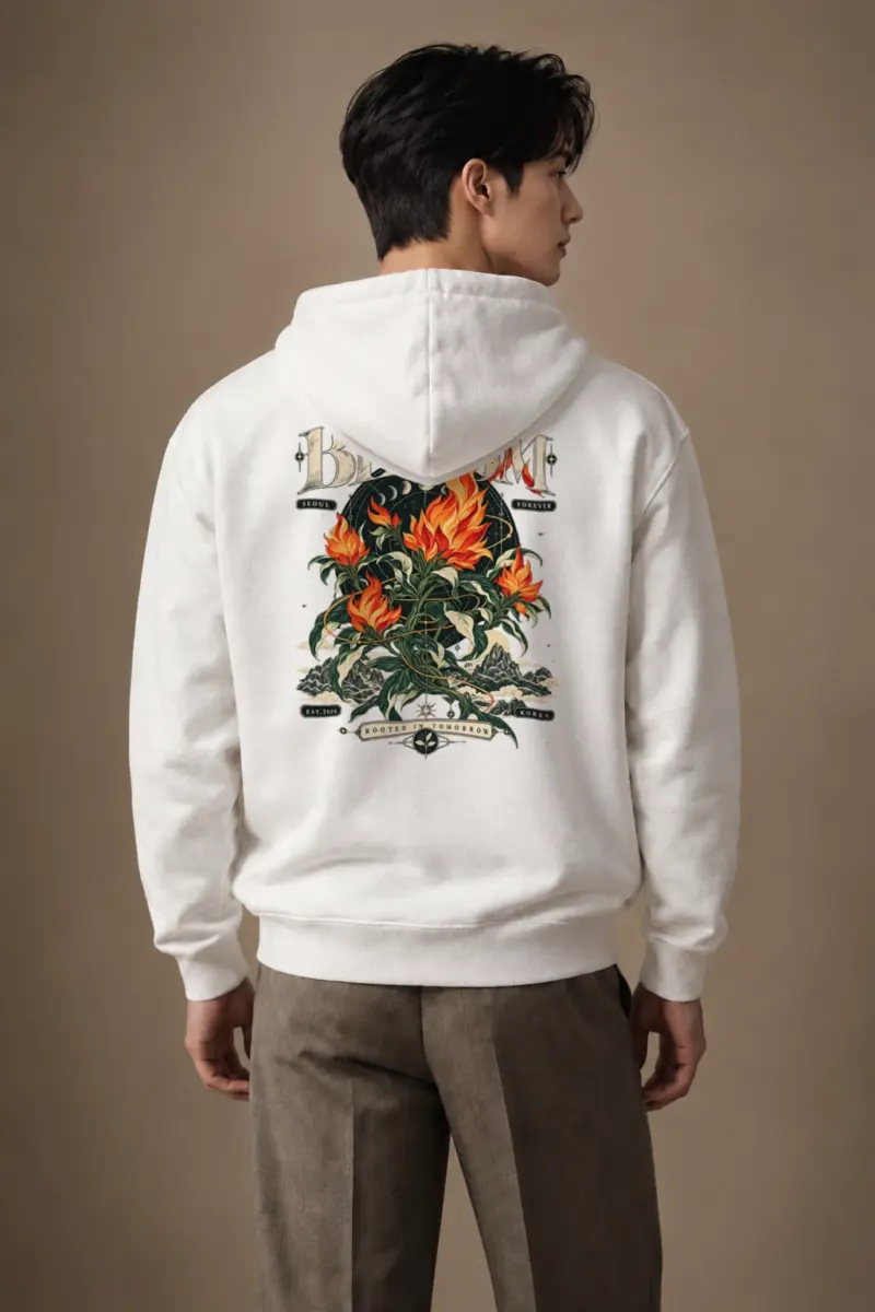 "Rooted In Tomorrow" Men's Oversized Heavyweight Crewneck T-Shirt | Shaka Wear SHMHSS