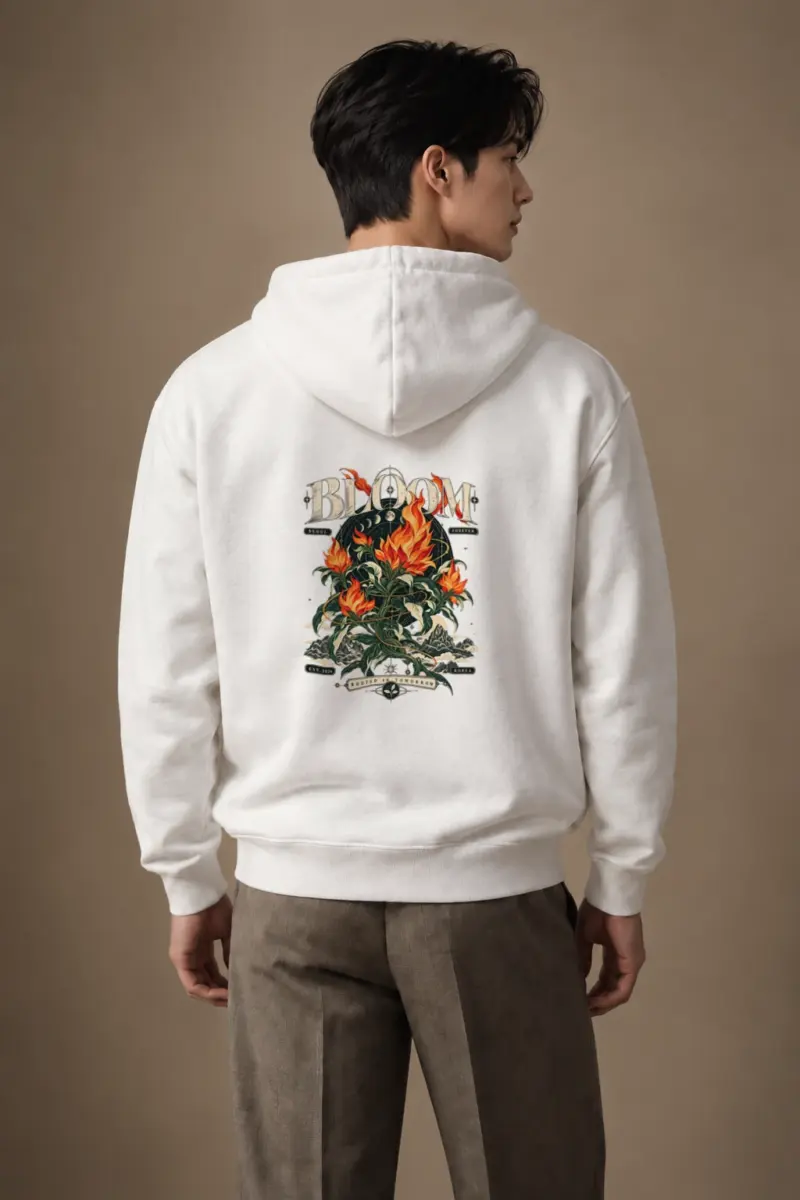 "Rooted In Tomorrow" Men's Oversized Heavyweight Crewneck T-Shirt | Shaka Wear SHMHSS