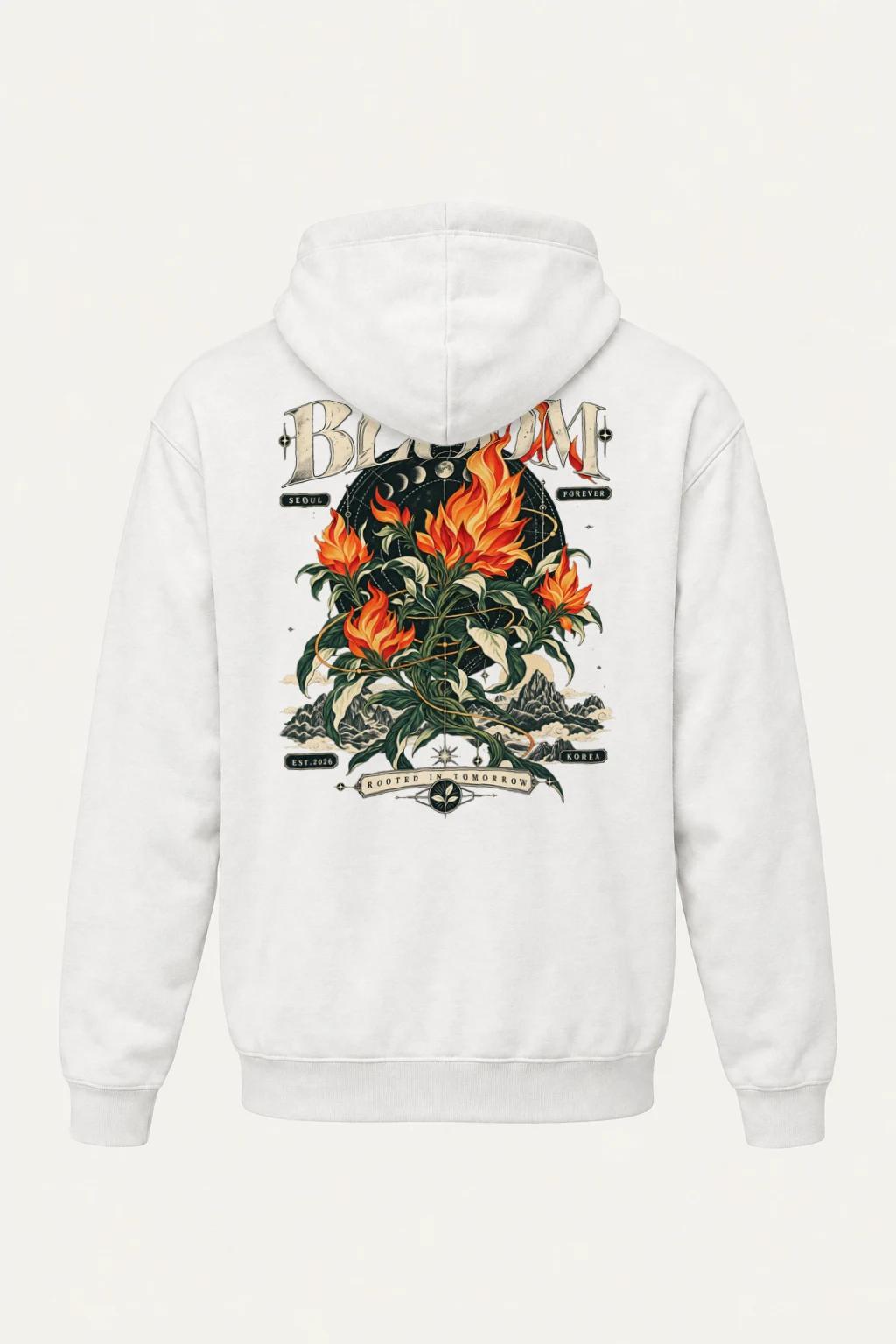 "Rooted In Tomorrow" Men's Oversized Heavyweight Crewneck T-Shirt | Shaka Wear SHMHSS