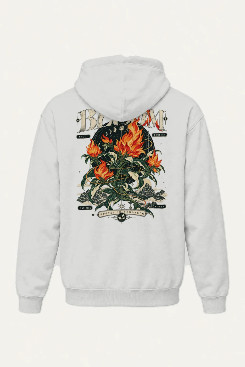 "Rooted In Tomorrow" Men's Oversized Heavyweight Crewneck T-Shirt | Shaka Wear SHMHSS