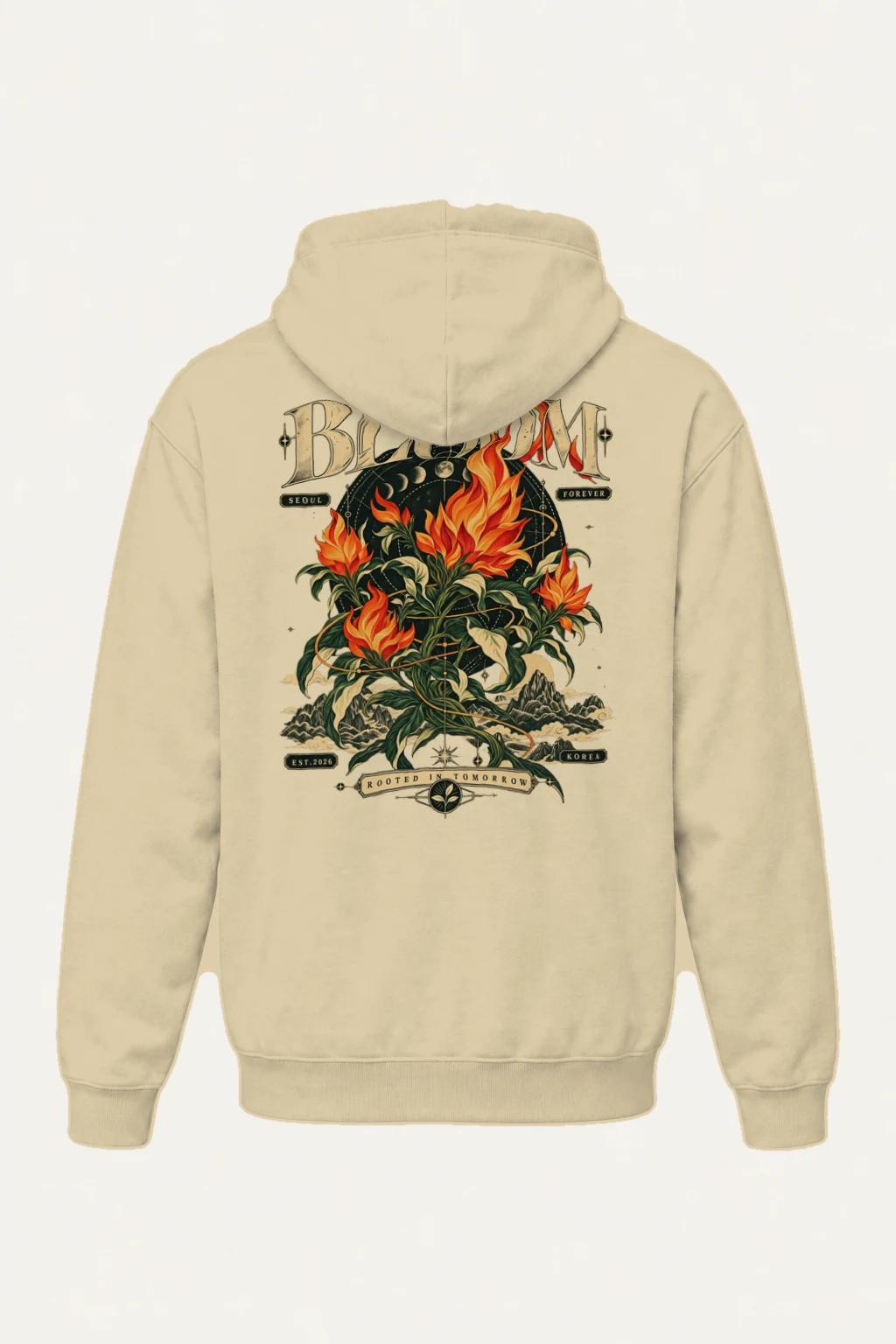 "Rooted In Tomorrow" Men's Oversized Heavyweight Crewneck T-Shirt | Shaka Wear SHMHSS