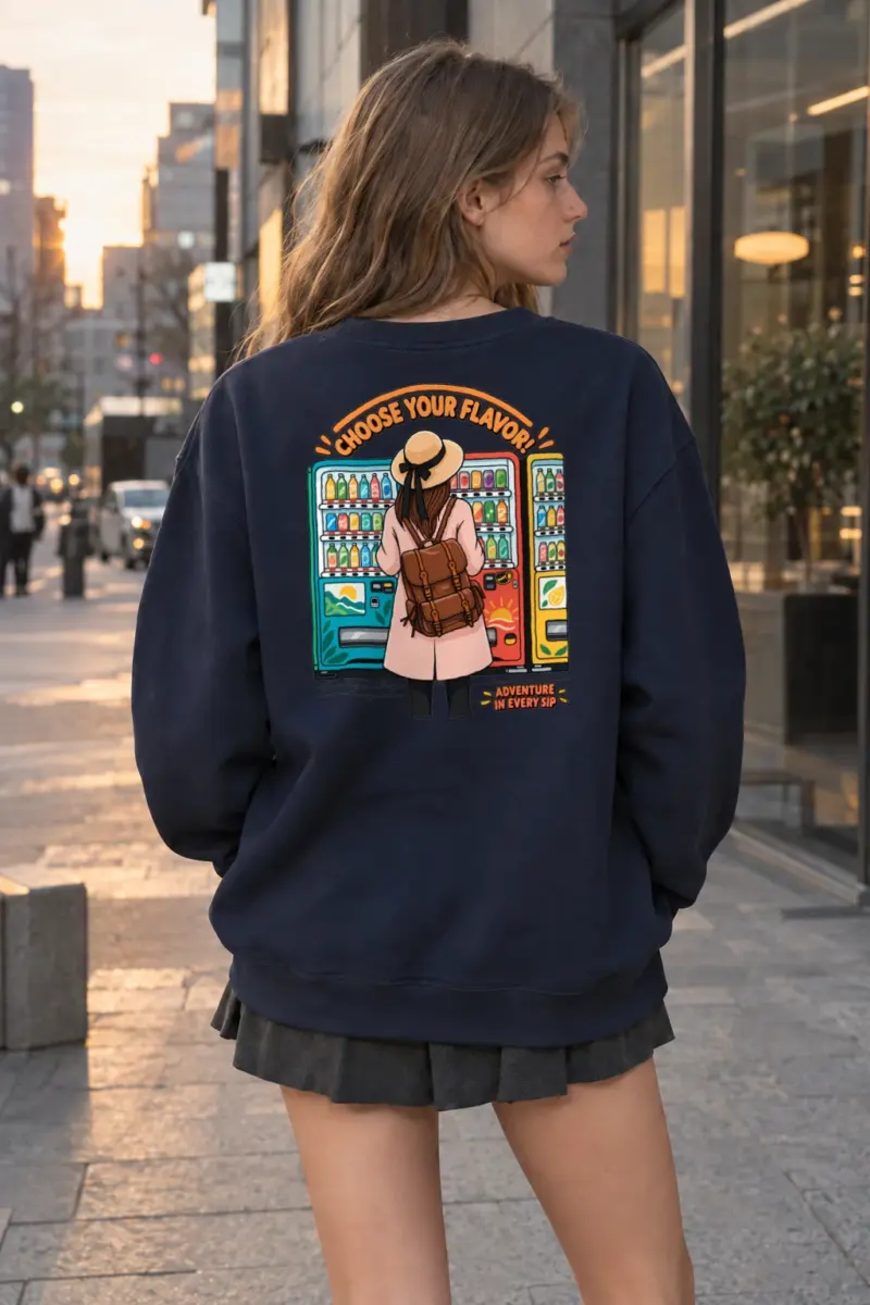 "Flavor Adventure" Heavy Blend Unisex Crewneck Sweatshirt | Gildan 18000