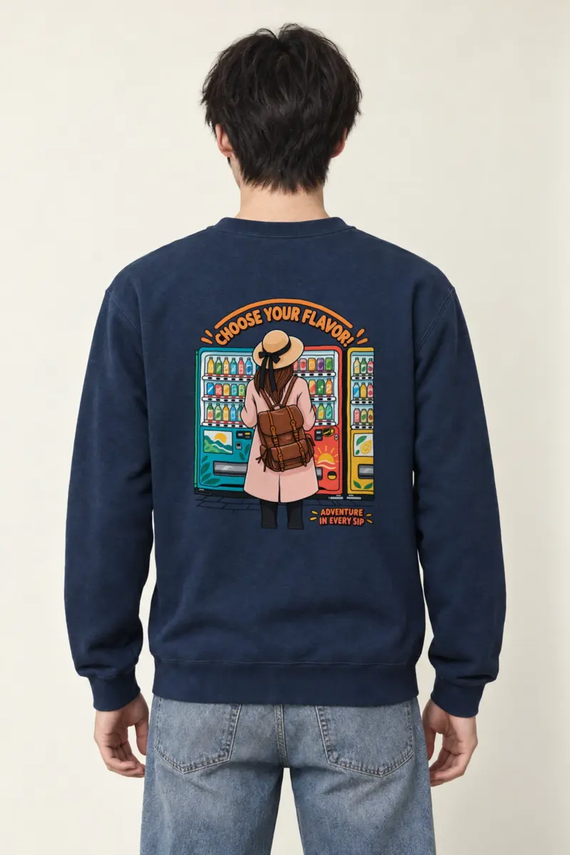 "Flavor Adventure" Heavy Blend Unisex Crewneck Sweatshirt