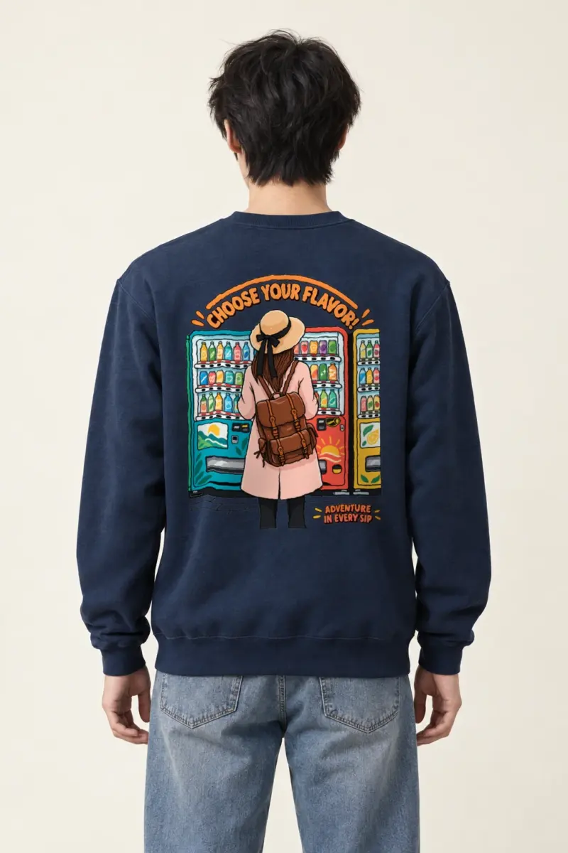 "Flavor Adventure" Heavy Blend Unisex Crewneck Sweatshirt | Gildan 18000
