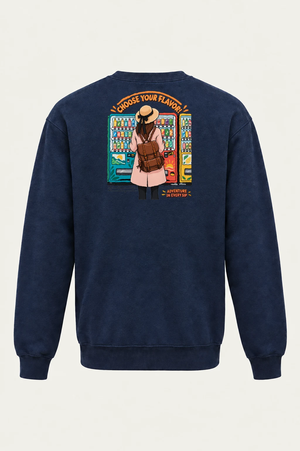 "Flavor Adventure" Heavy Blend Unisex Crewneck Sweatshirt | Gildan 18000