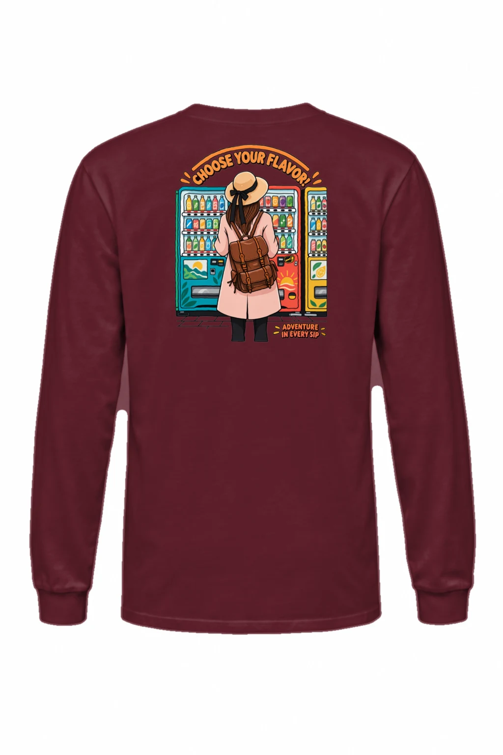 "Flavor Adventure" Unisex Longsleeve T-shirt | Gildan 2400