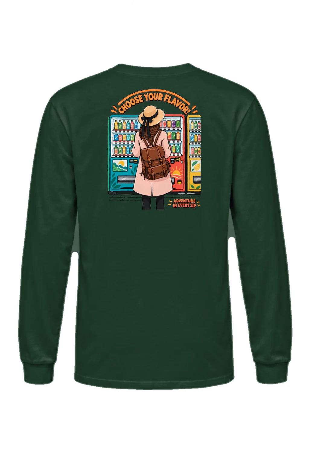 "Flavor Adventure" Unisex Longsleeve T-shirt | Gildan 2400