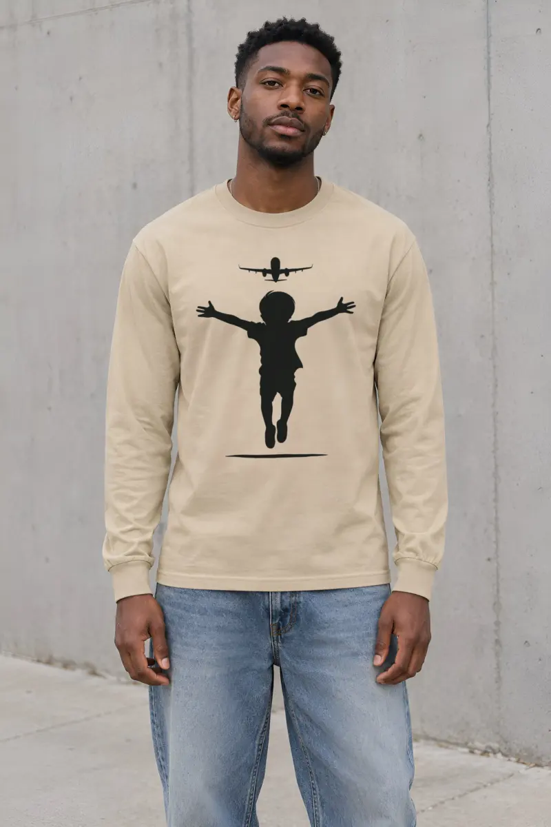 "Flight Leap" Unisex Longsleeve T-shirt