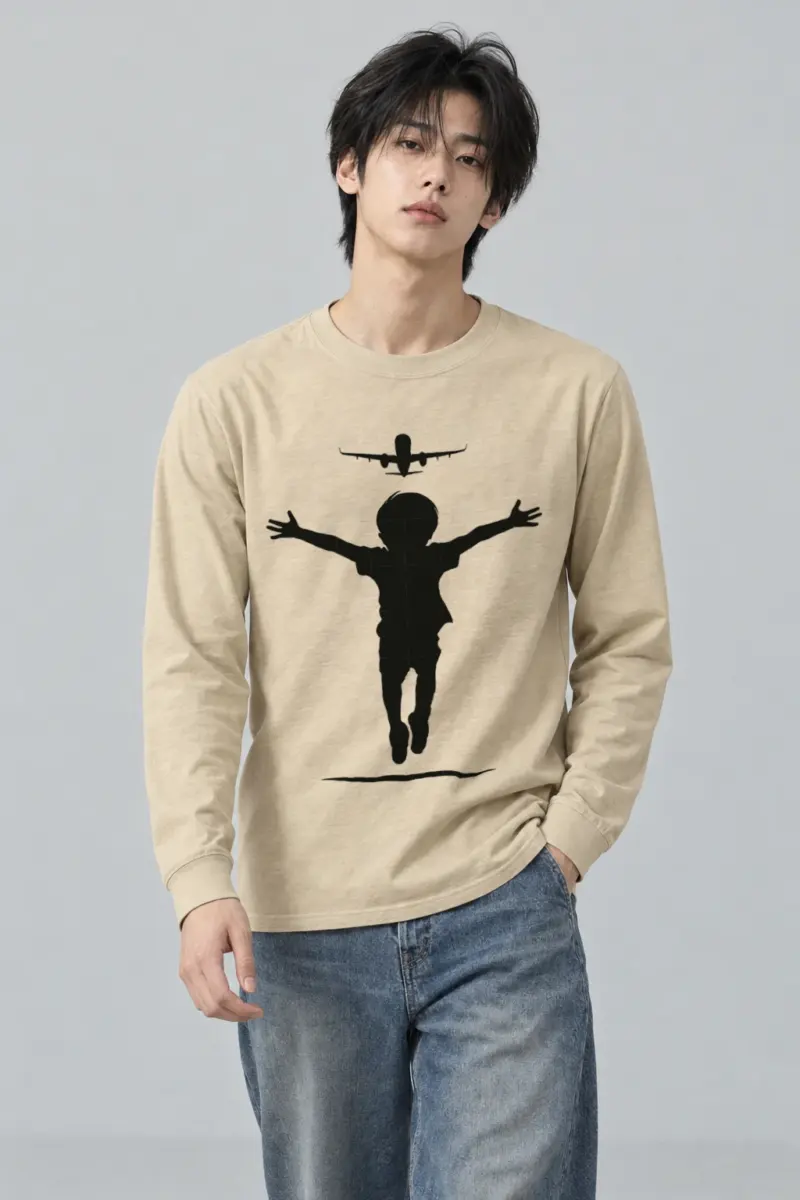 "Flight Leap" Unisex Longsleeve T-shirt