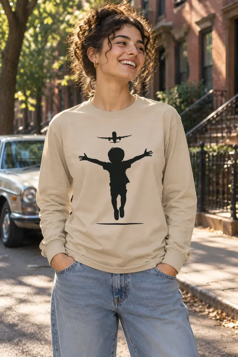 "Flight Leap" Unisex Longsleeve T-shirt