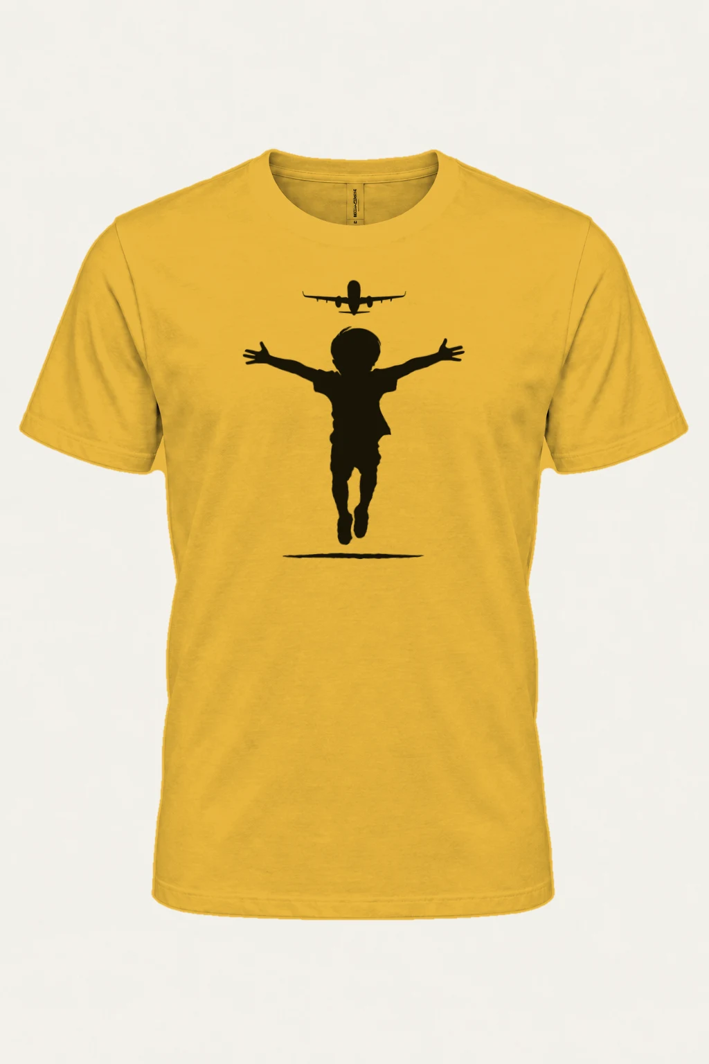 "Flight Path" Heavyweight Unisex Crewneck T-shirt | Gildan 5000